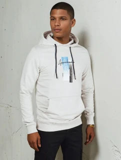 Pánská šedá mikina FashionStreet BX5726