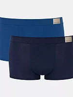 Pánské boxerky GO Natural Hipster C2P - BLUE - modré M008 - SLOGGI