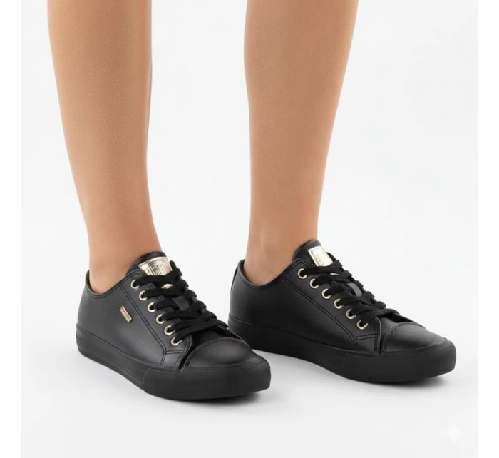 Dámské nízké tenisky z eko kůže bílé model 21906572 - Big Star