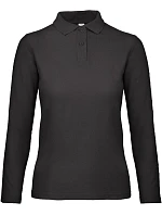 B&C ID.001 LSL /women Dámské piqué polo s dlouhým rukávem model 22421632 black B&C ID.001 LSL /women Dámské piqué polo s dlouhým rukávem model 22421632 black