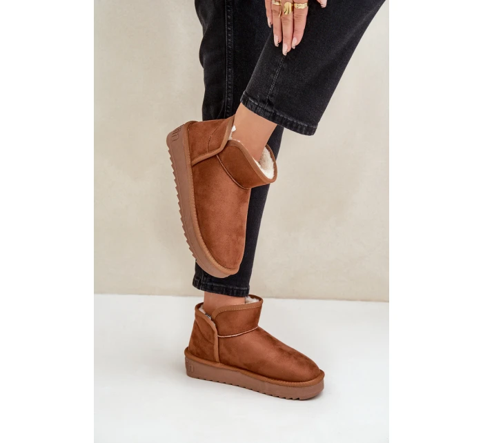 Dámské Sněhule Na Platformě D.Franklin DFSH370010 Hnědé