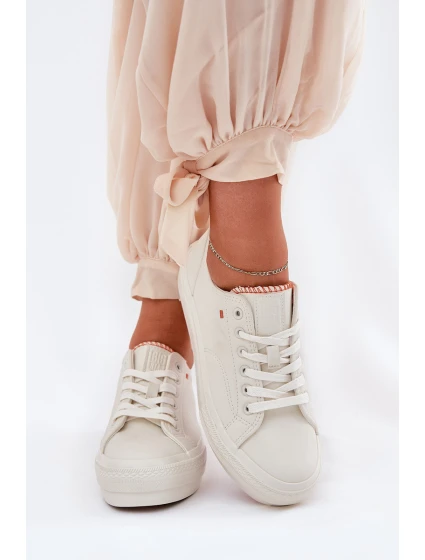 Dámské Tenisky Z Eko Kůže Big Star RR274A297 Světle Béžové Dámské Tenisky Z Eko Kůže Big Star RR274A297 Světle Béžové