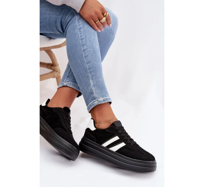 Dámské tenisky na platformě Černé model 21997873 - Boto