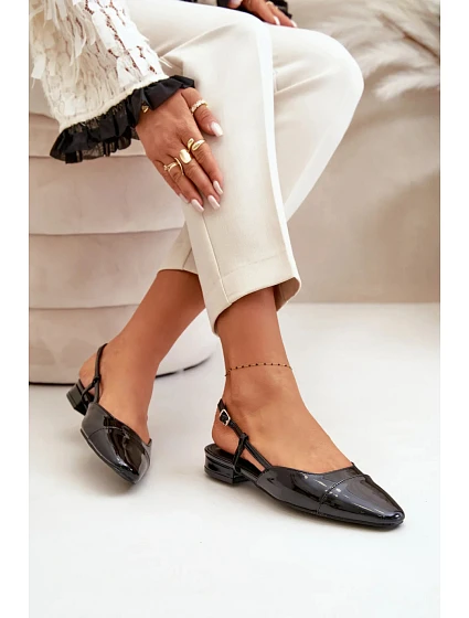 Balerinky model 21722976 černé Step in style - SWEET SHOES