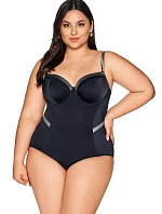 Plavky s plnými košíčky Ava SKJ 63 Maxi Black