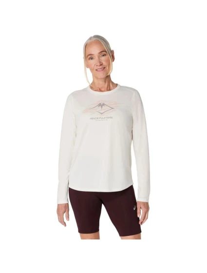 ASICS Fujitrail Logo LS Top 2012D315-100 White M