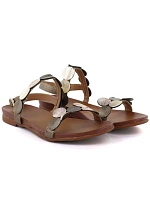 Dámské hnědé sandály M.Daszynski model 22081592 Dámské hnědé sandály M.Daszynski model 22081592