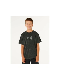 Chlapecké tričko RIP CURL Eternal Shred Wash Tee-Boy, černé, dětské