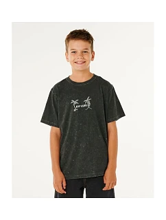 Chlapecké tričko RIP CURL Eternal Shred Wash Tee-Boy, černé, dětské