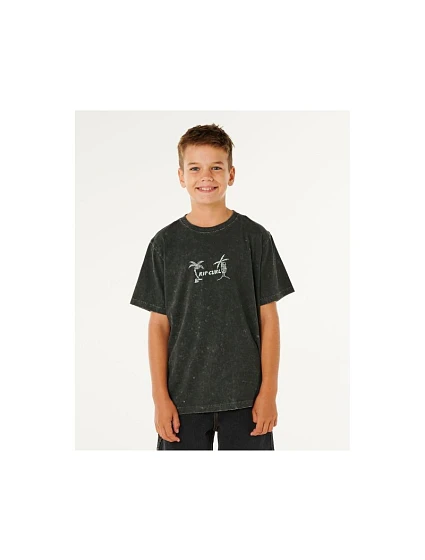 Chlapecké tričko RIP CURL Eternal Shred Wash Tee-Boy, černé, dětské Chlapecké tričko RIP CURL Eternal Shred Wash Tee-Boy, černé, dětské