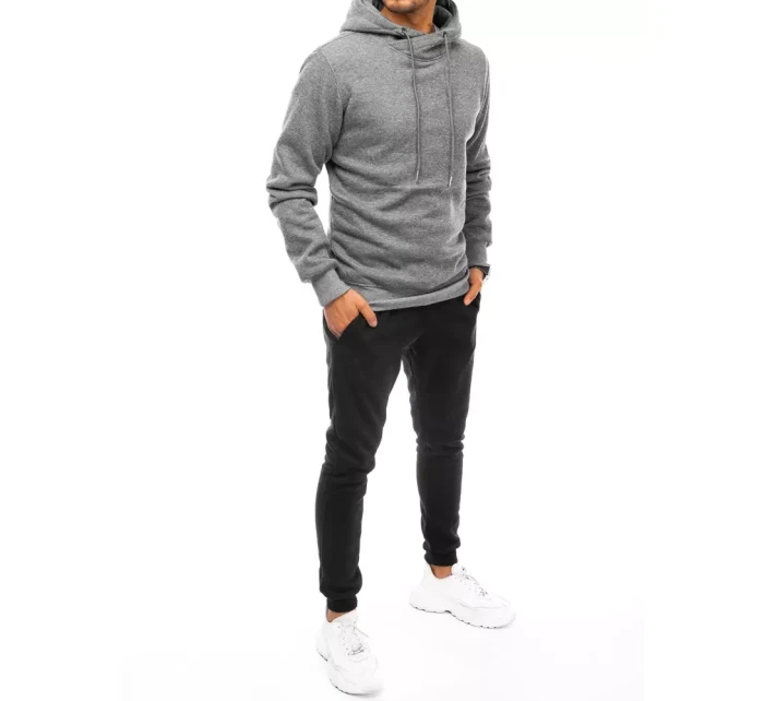 Pánská šedočerná tepláková souprava FashionStreet AX0669 Pánská šedočerná tepláková souprava FashionStreet AX0669