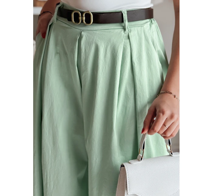 FLOWES sukně-kalhoty s páskem FLOWES mint FashionStreet UY2594