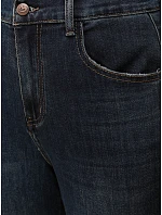 Dámské džíny Mom Fit s elastickým pasem, tmavě modré, UY3101 Dámské džíny Mom Fit s elastickým pasem, tmavě modré, UY3101