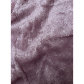 Růžová dámská zimní bunda s kožešinovou podšívkou S'west (R8165-51)