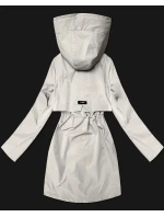 Klasyczna kurtka damska na podszewce Goodlookin jasny beżowy (B2006-46)