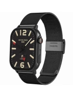 Chytré hodinky Gravity GT15-2 Oranžový silikonový řemínek + černý náramek Chytré hodinky Gravity GT15-2 Oranžový silikonový řemínek + černý náramek