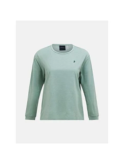 Dámské tričko PEAK PERFORMANCE W Trail Longsleeve, zelená barva