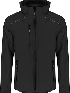 Pánská 3vrstvá softshellová bunda 40. black model 22517350 - Promodoro