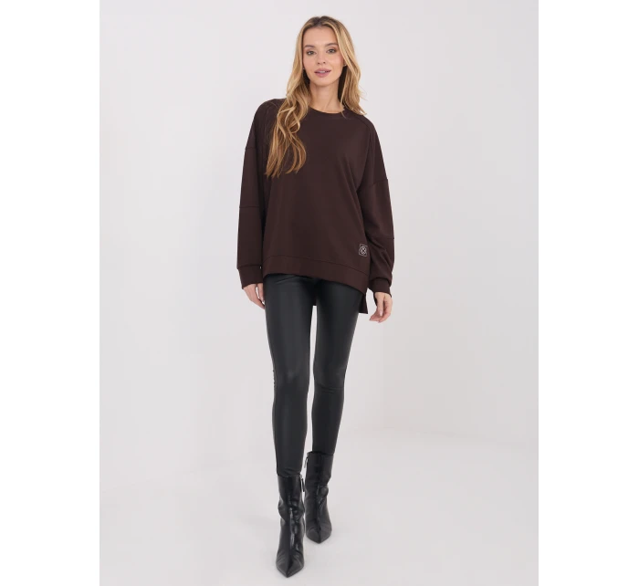 Bluza RV BL model 21834284 ciemny brązowy - FPrice