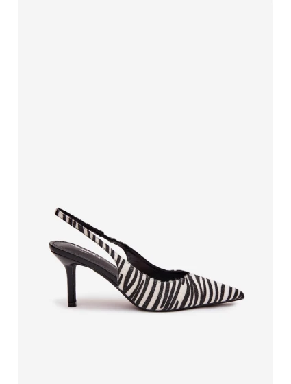 Lakované dámské lodičky na jehlovém podpatku – černé Phelia Lakované dámské lodičky na jehlovém podpatku – černé Phelia