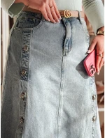 Džínová midi sukně modrá Dstreet model 21985852 - FashionStreet