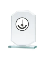 Gravírovaná skleněná trofej