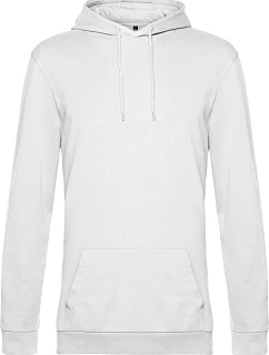 B&C #Hoodie Pánská mikina s kapucí 01.U03W white