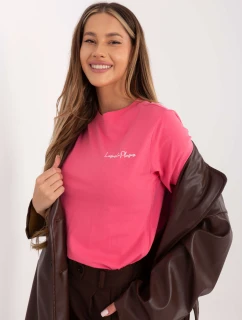 T shirt model 21821384 różowy - FPrice