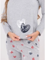 Piżama DU PI FP model 21800549 szary - FPrice Piżama DU PI FP model 21800549 szary - FPrice