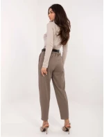 Spodnie IT SP model 21776378 ciemny bezowy - FPrice Spodnie IT SP model 21776378 ciemny bezowy - FPrice