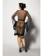 Černý župan model 21310643 - Angels Never Sin Černý župan model 21310643 - Angels Never Sin