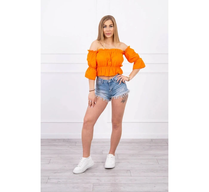 Dámská halenka model 21770361 oranžová - Kesi