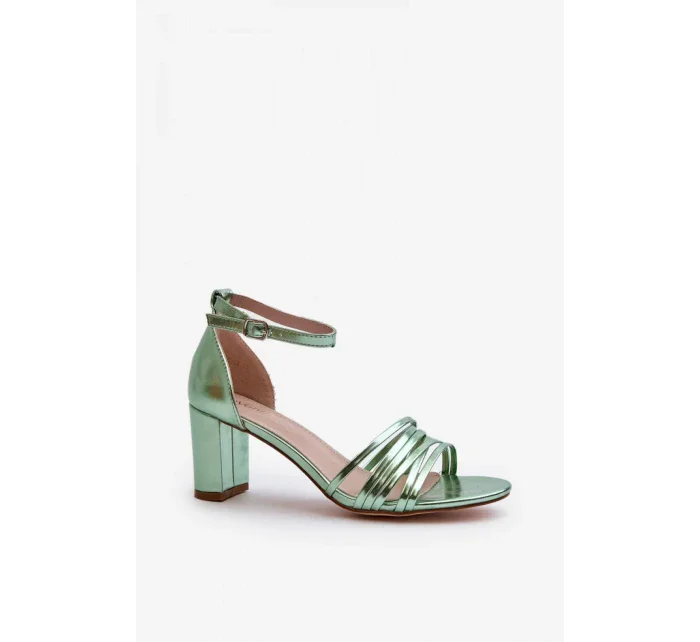 Sandály na podpatku model 194991 Step in style Sandály na podpatku model 194991 Step in style