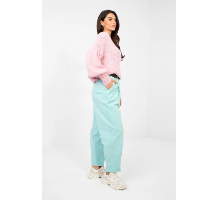 Kordové kalhoty model 224385 Italy Moda