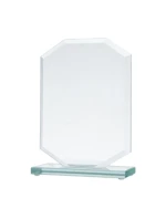 Skleněná trofej s matným podstavcem