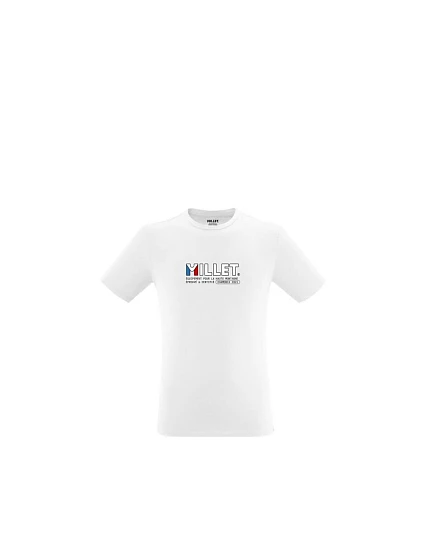 Pánské tričko MILLET Millet Ts Ss M, bílé Pánské tričko MILLET Millet Ts Ss M, bílé