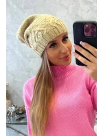 Dámská čepice Ramona K383 béžová Dámská čepice Ramona K383 béžová