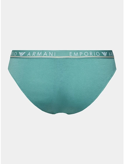 Dámské kalhotky 2PACK tyrkysové model 19015174 - Emporio Armani Dámské kalhotky 2PACK tyrkysové model 19015174 - Emporio Armani