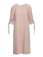 Dámské šaty S393 béžové - Stylove