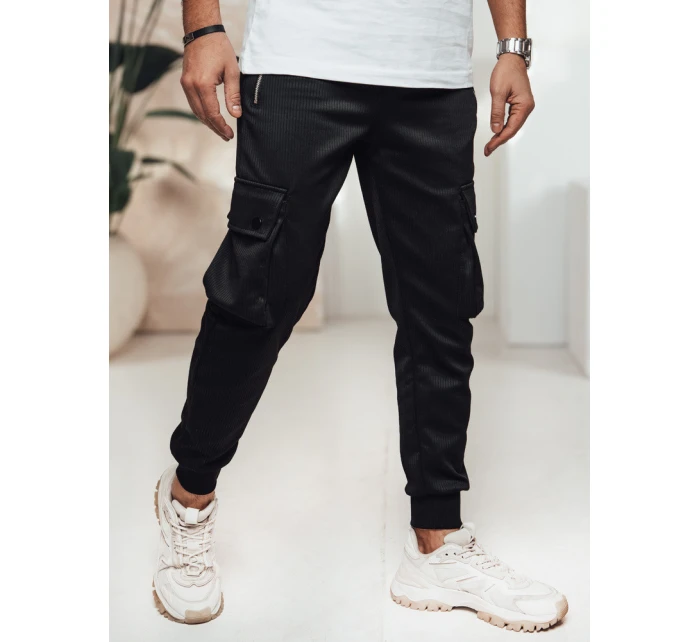 Pánské kalhoty cargo černé Dstreet model 21982800 - FashionStreet Pánské kalhoty cargo černé Dstreet model 21982800 - FashionStreet