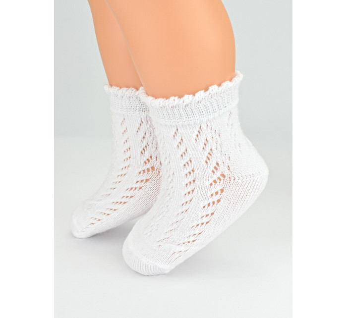 Dívčí ažurové ponožky Noviti SB063 15-30
