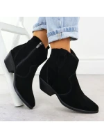 Dámské kožené kovbojské boty černé model 21905347 - Big Star