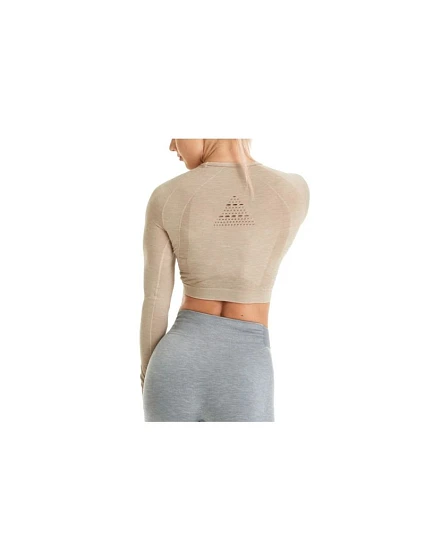 Longsleeve model 22228797 Béžové M/L - GymHero