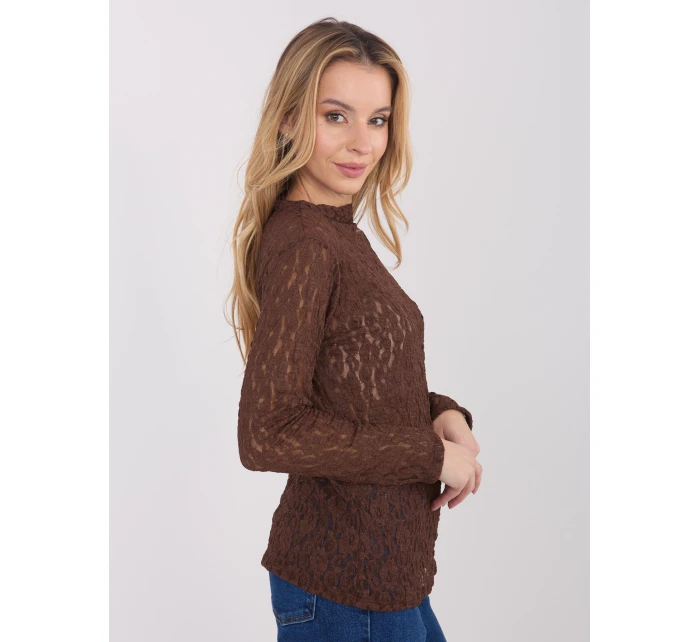 Bluzka IT BZ model 21834320 brązowy - FPrice Bluzka IT BZ model 21834320 brązowy - FPrice