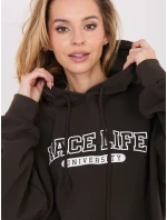 WT BL mikina A1066.53 tmavě hnědá