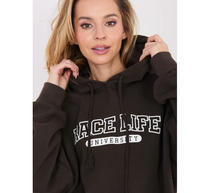 WT BL mikina A1066.53 tmavě hnědá