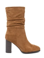 Designové dámské model 21287066 kotníčkové boty na širokém podpatku Designové dámské model 21287066 kotníčkové boty na širokém podpatku