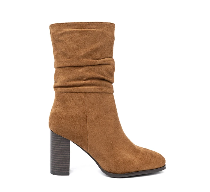 Designové dámské model 21287066 kotníčkové boty na širokém podpatku Designové dámské model 21287066 kotníčkové boty na širokém podpatku