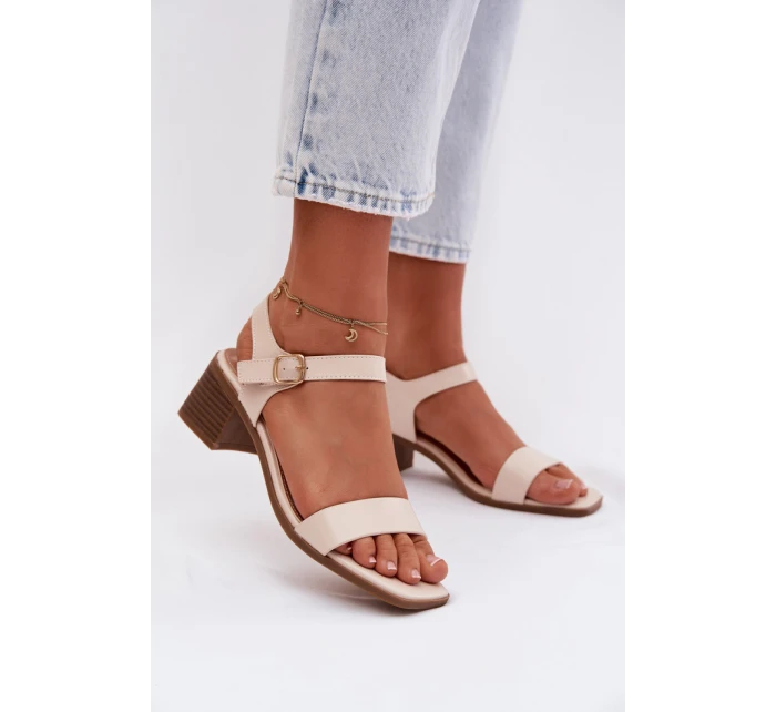 Sandály na podpatku  model 225112 Step in style