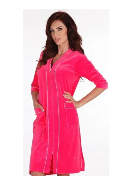 Dámský župan De Lafense Welur Zip 352